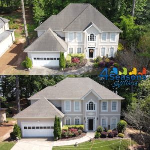 Exterior House Washing in Brookhaven, Georgia